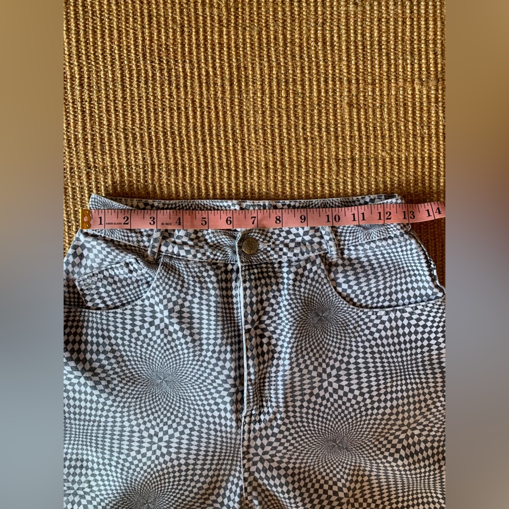 Rare Vintage Jeanjer 1980s Optical Illusion Jeans, Women’s 2-3 - Picture 11 of 16